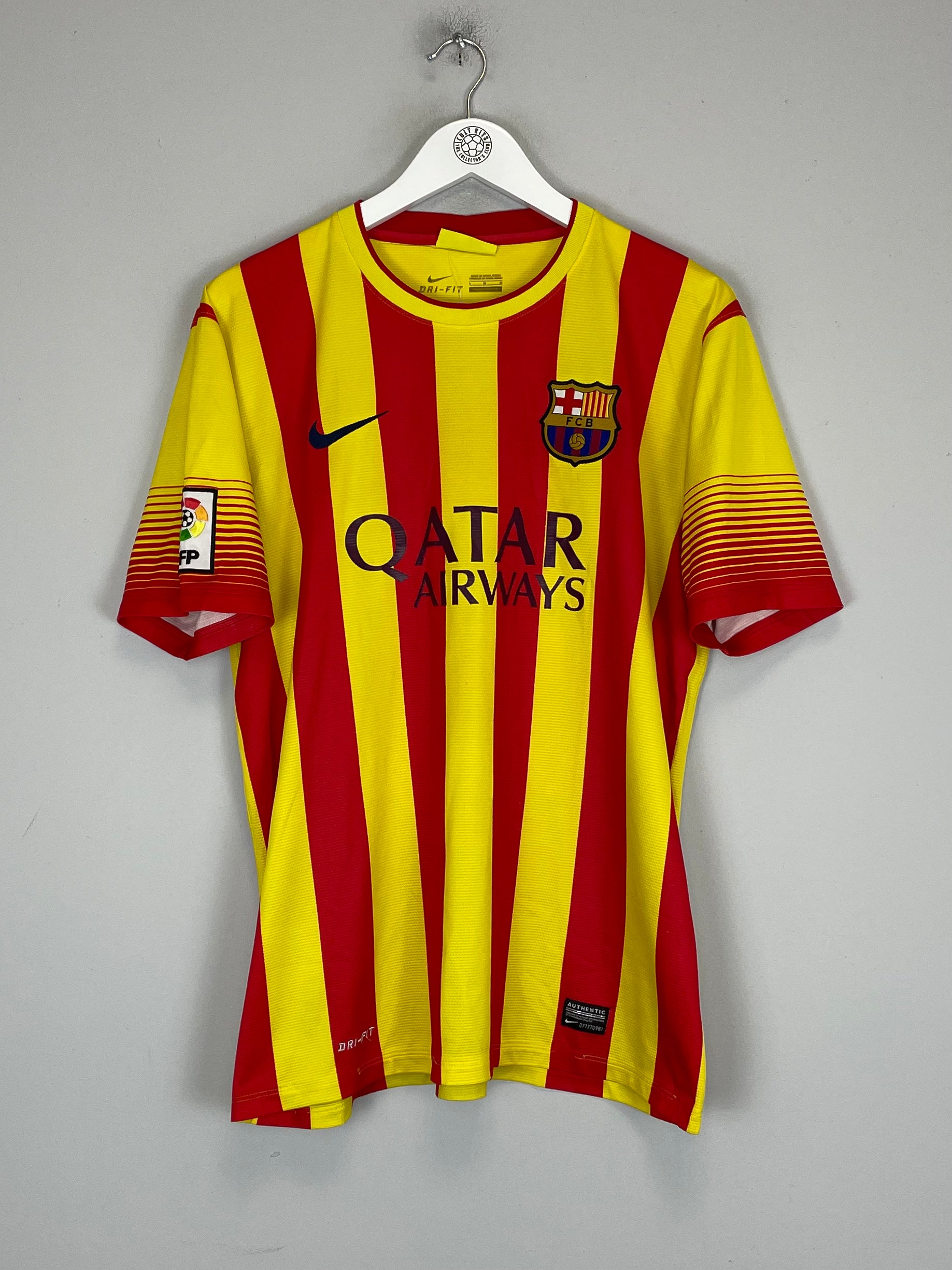 Shop 2013/15 BARCELONA NEYMAR JR #11 AWAY SHIRT (L) NIKE, classic football shirts, vintage football shirts & retro soccer jerseys at Cult Kits