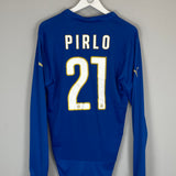 Shop 2014/15 ITALY PIRLO #21 L/S HOME SHIRT (L) PUMA, classic football shirts, vintage football shirts & retro soccer jerseys at Cult Kits