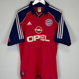 Shop 1999/01 BAYERN MUNICH LIZARAZU #3 HOME SHIRT (XL) ADIDAS, classic football shirts, vintage football shirts & retro soccer jerseys at Cult Kits