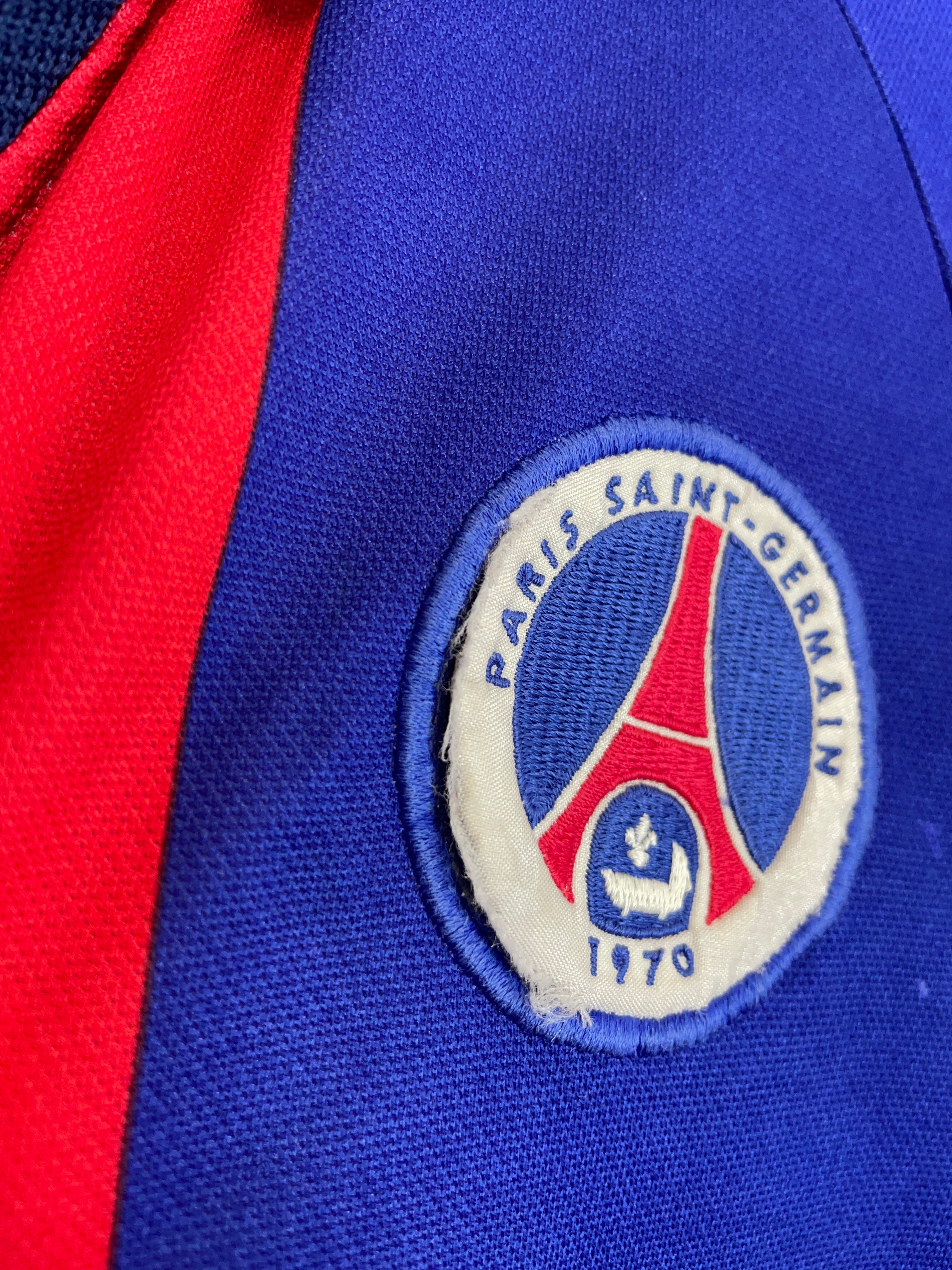 Shop 2000/01 PSG HOME SHIRT (M) NIKE, classic football shirts, vintage football shirts & retro soccer jerseys at Cult Kits