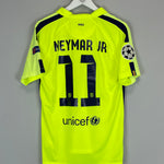 Shop 2014/15 BARCELONA NEYMAR JR #11 C/L THIRD SHIRT (M) NIKE, classic football shirts, vintage football shirts & retro soccer jerseys at Cult Kits