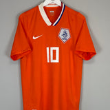 Shop 2008/10 NETHERLANDS SNEIJDER #10 HOME SHIRT (M) NIKE, classic football shirts, vintage football shirts & retro soccer jerseys at Cult Kits