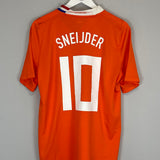Shop 2008/10 NETHERLANDS SNEIJDER #10 HOME SHIRT (M) NIKE, classic football shirts, vintage football shirts & retro soccer jerseys at Cult Kits