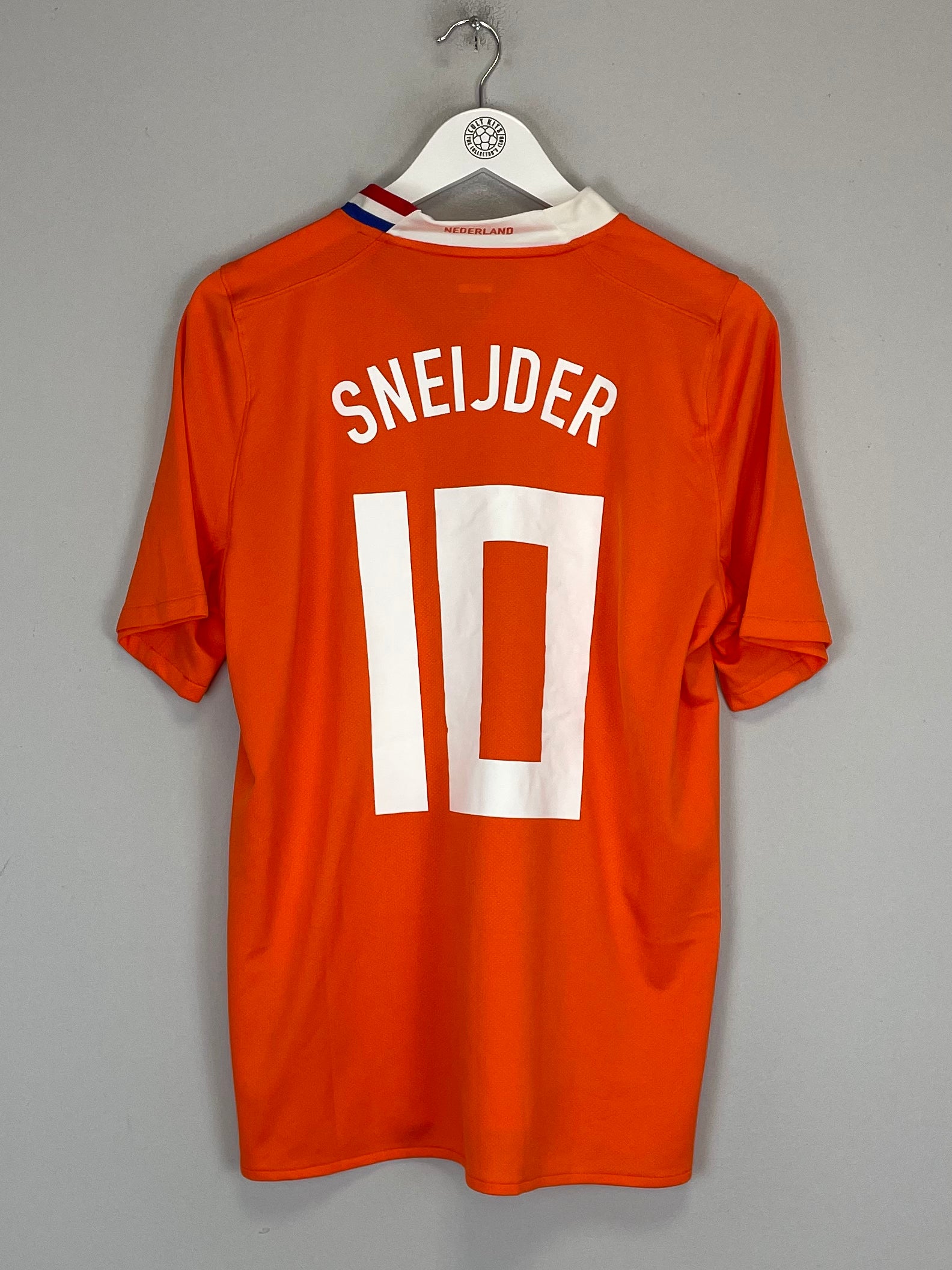 Shop 2008/10 NETHERLANDS SNEIJDER #10 HOME SHIRT (M) NIKE, classic football shirts, vintage football shirts & retro soccer jerseys at Cult Kits