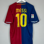 Shop 2008/09 BARCELONA MESSI #10 HOME SHIRT (L) NIKE, classic football shirts, vintage football shirts & retro soccer jerseys at Cult Kits