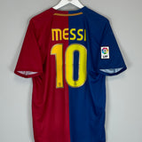 Shop 2008/09 BARCELONA MESSI #10 HOME SHIRT (L) NIKE, classic football shirts, vintage football shirts & retro soccer jerseys at Cult Kits