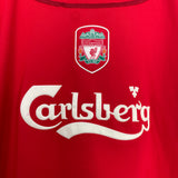 2002/04 LIVERPOOL SMICER #7 HOME SHIRT (L) REEBOK