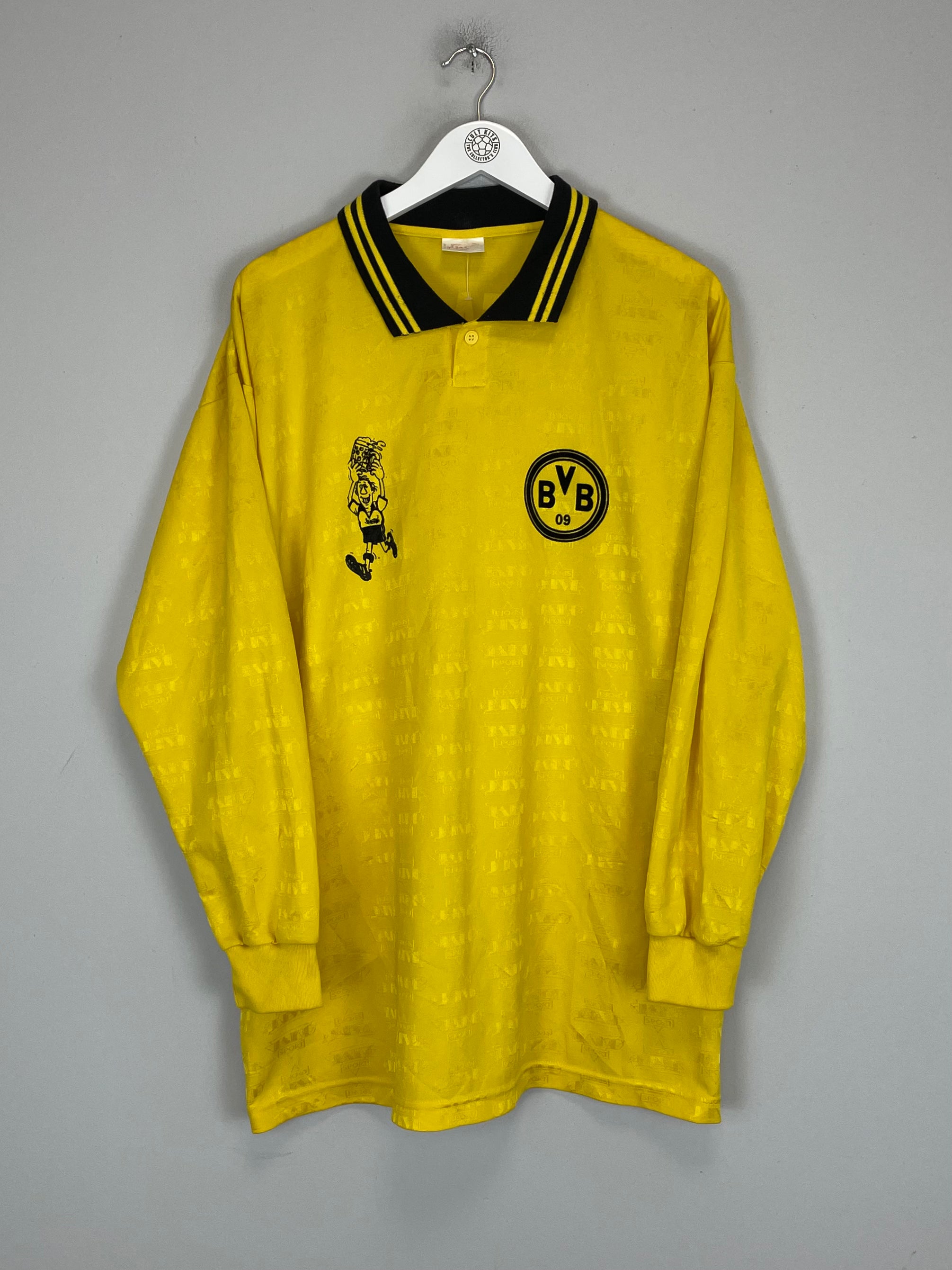 Shop 1997/98 DORTMUND FAN CLUB L/S SHIRT (XL) JAKO SPORT, classic football shirts, vintage football shirts & retro soccer jerseys at Cult Kits