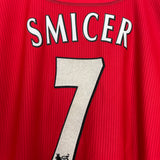 2002/04 LIVERPOOL SMICER #7 HOME SHIRT (L) REEBOK
