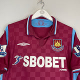 Buy 2009/10 WEST HAM COLLISON 31 *MATCH ISSUE vs MANCHESTER UNITED* HOME SHIRT (L) UMBRO ~ Free worldwide shipping available ~ Authentic Vintage Football Shirts from Cult Kits