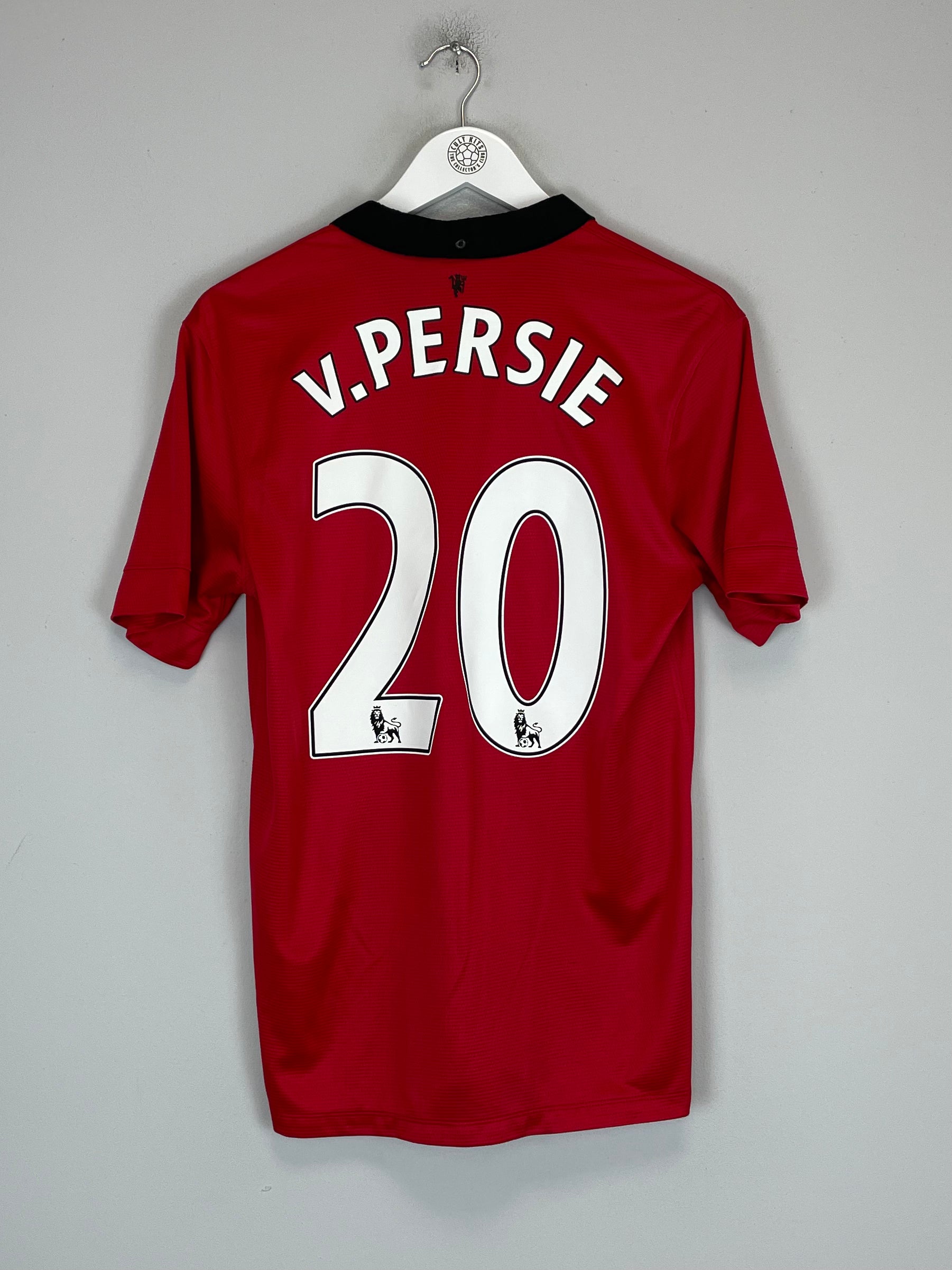 Shop 2013/14 MANCHESTER UNITED V.PERSIE #20 HOME SHIRT (M) NIKE, classic football shirts, vintage football shirts & retro soccer jerseys at Cult Kits