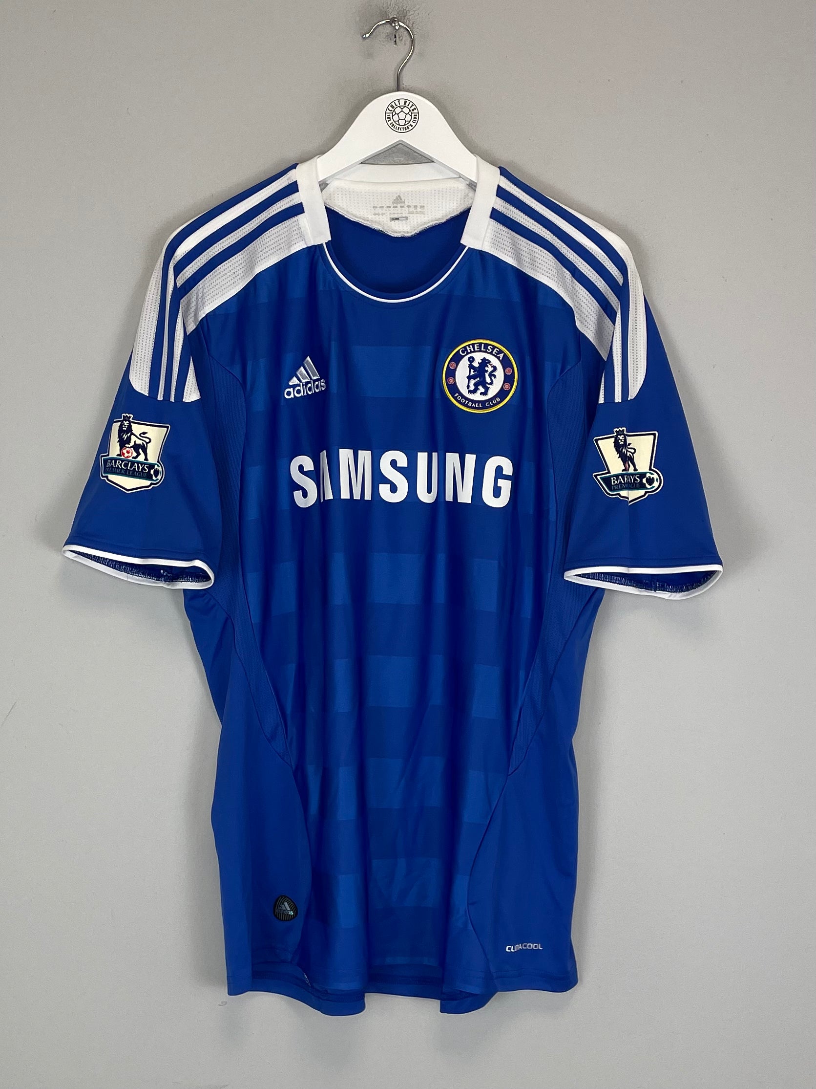 Shop 2011/12 CHELSEA LAMPARD #8 HOME SHIRT (L) ADIDAS, classic football shirts, vintage football shirts & retro soccer jerseys at Cult Kits
