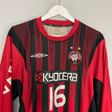 2005 ATHLETICO PARANAENSE #16 L/S HOME SHIRT (XXL) UMBRO