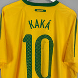 2010/11 BRAZIL KAKA #10 HOME SHIRT (XXL) NIKE