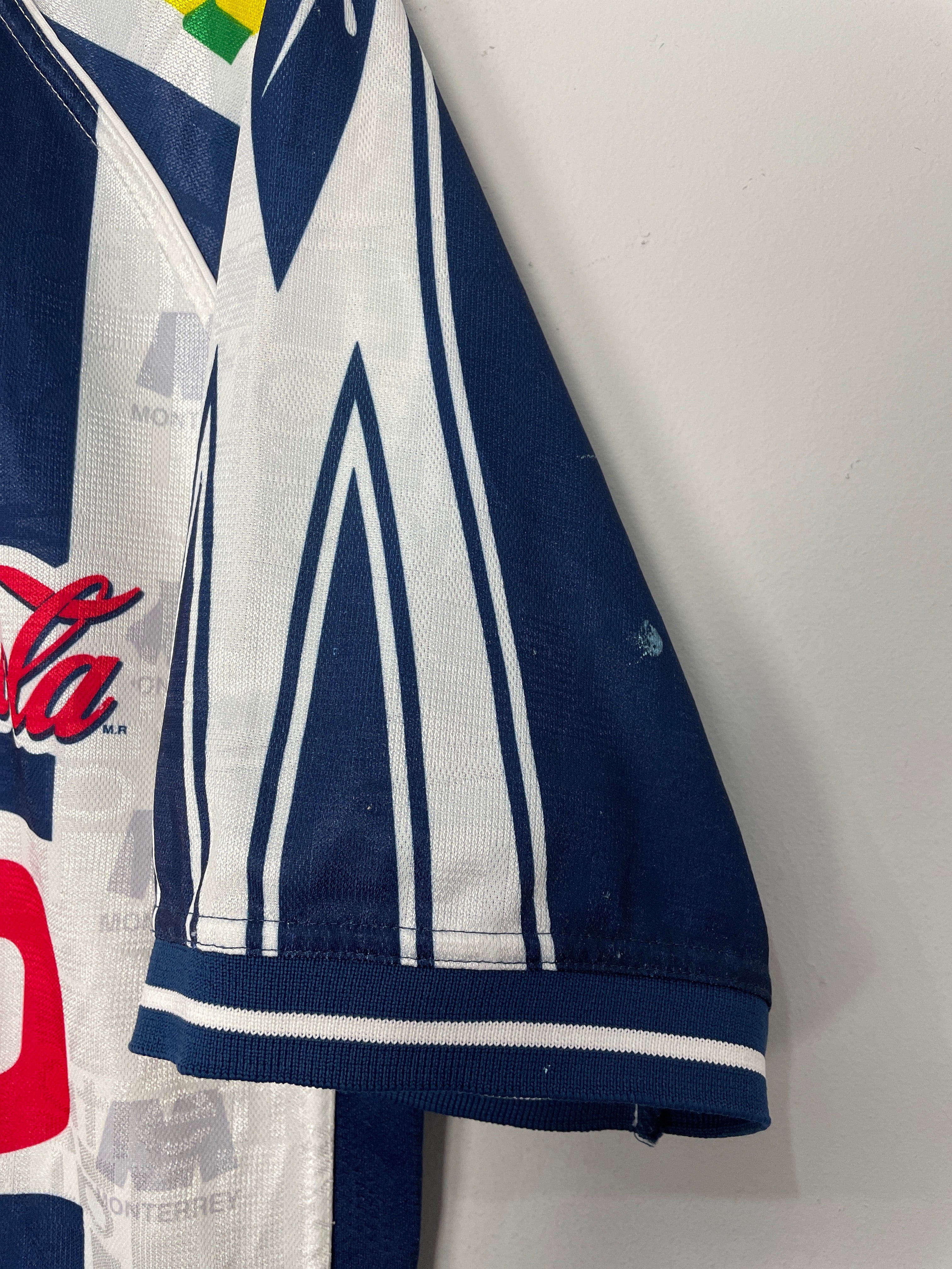 Shop 1999/00 MONTERREY HOME SHIRT (XL) ATETICA, classic football shirts, vintage football shirts & retro soccer jerseys at Cult Kits
