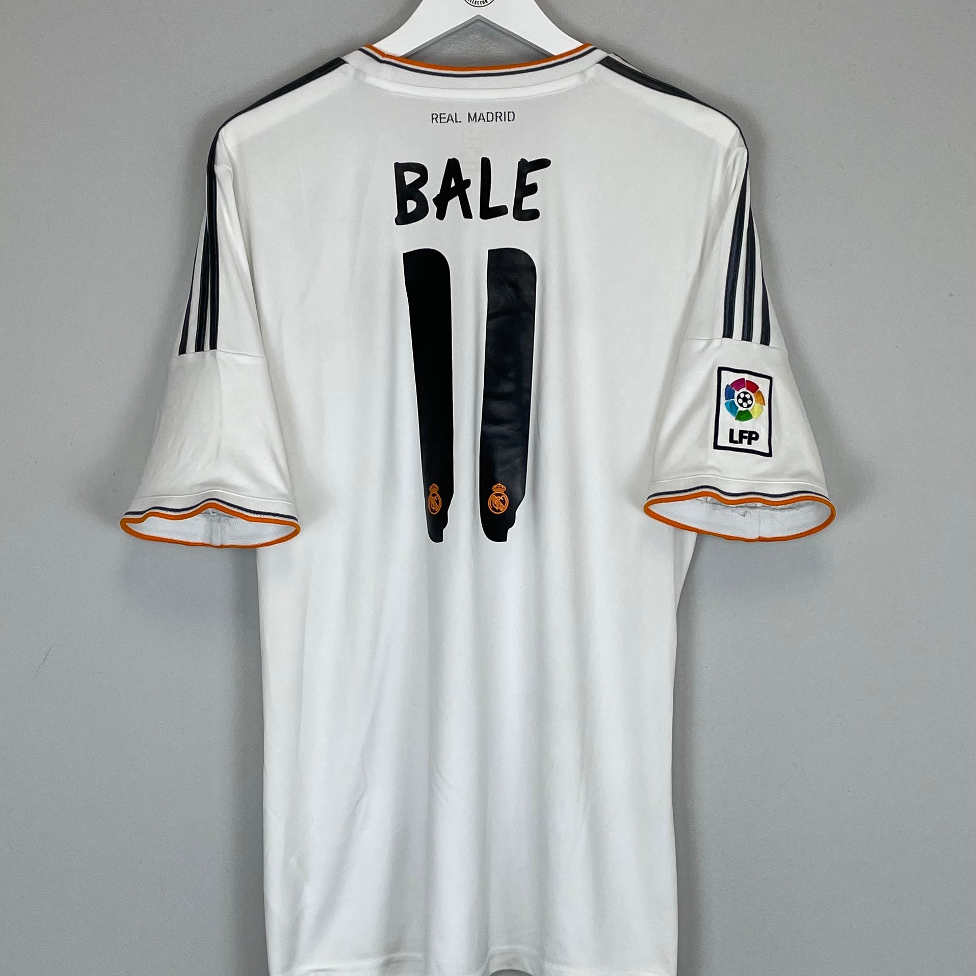 Shop 2013/14 REAL MADRID BALE #11 HOME SHIRT (L) ADIDAS, classic football shirts, vintage football shirts & retro soccer jerseys at Cult Kits