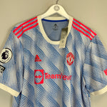 Shop 2021/22 MANCHESTER UNITED B.FERNANDES #18 *BNWT* AUTHENTIC AWAY SHIRT (XXL) ADIDAS, classic football shirts, vintage football shirts & retro soccer jerseys at Cult Kits