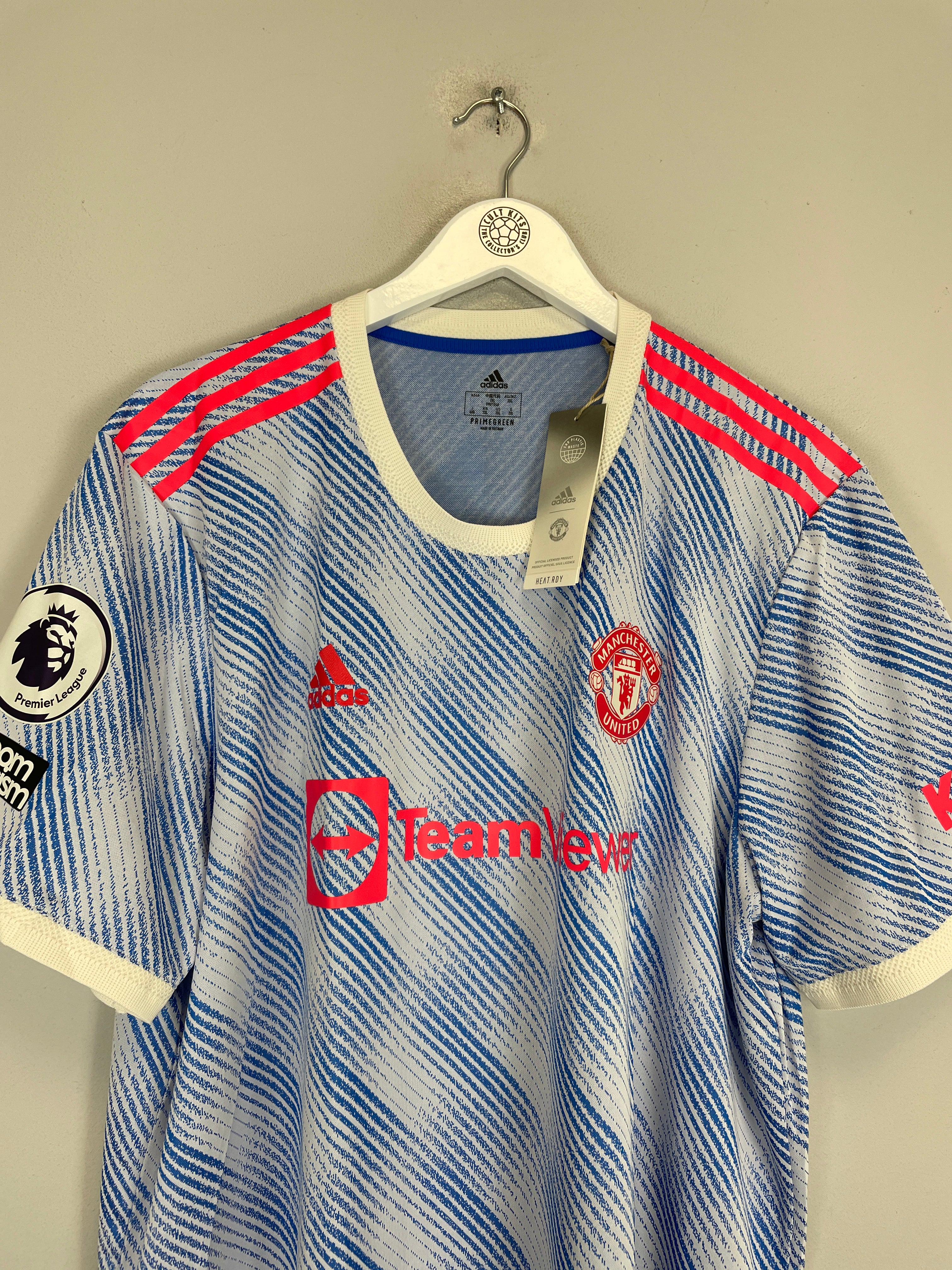 Shop 2021/22 MANCHESTER UNITED B.FERNANDES #18 *BNWT* AUTHENTIC AWAY SHIRT (XXL) ADIDAS, classic football shirts, vintage football shirts & retro soccer jerseys at Cult Kits
