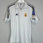 Shop 2001/02 REAL MADRID ZIDANE #5 C/L *CENTENARY* HOME SHIRT (S) ADIDAS, classic football shirts, vintage football shirts & retro soccer jerseys at Cult Kits