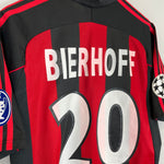 Shop 2000/02 AC MILAN BIERHOFF #20 C/L HOME SHIRT (M) ADIDAS, classic football shirts, vintage football shirts & retro soccer jerseys at Cult Kits