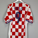 Shop 2004/06 CROATIA PRSO #9 HOME SHIRT (XL) NIKE, classic football shirts, vintage football shirts & retro soccer jerseys at Cult Kits