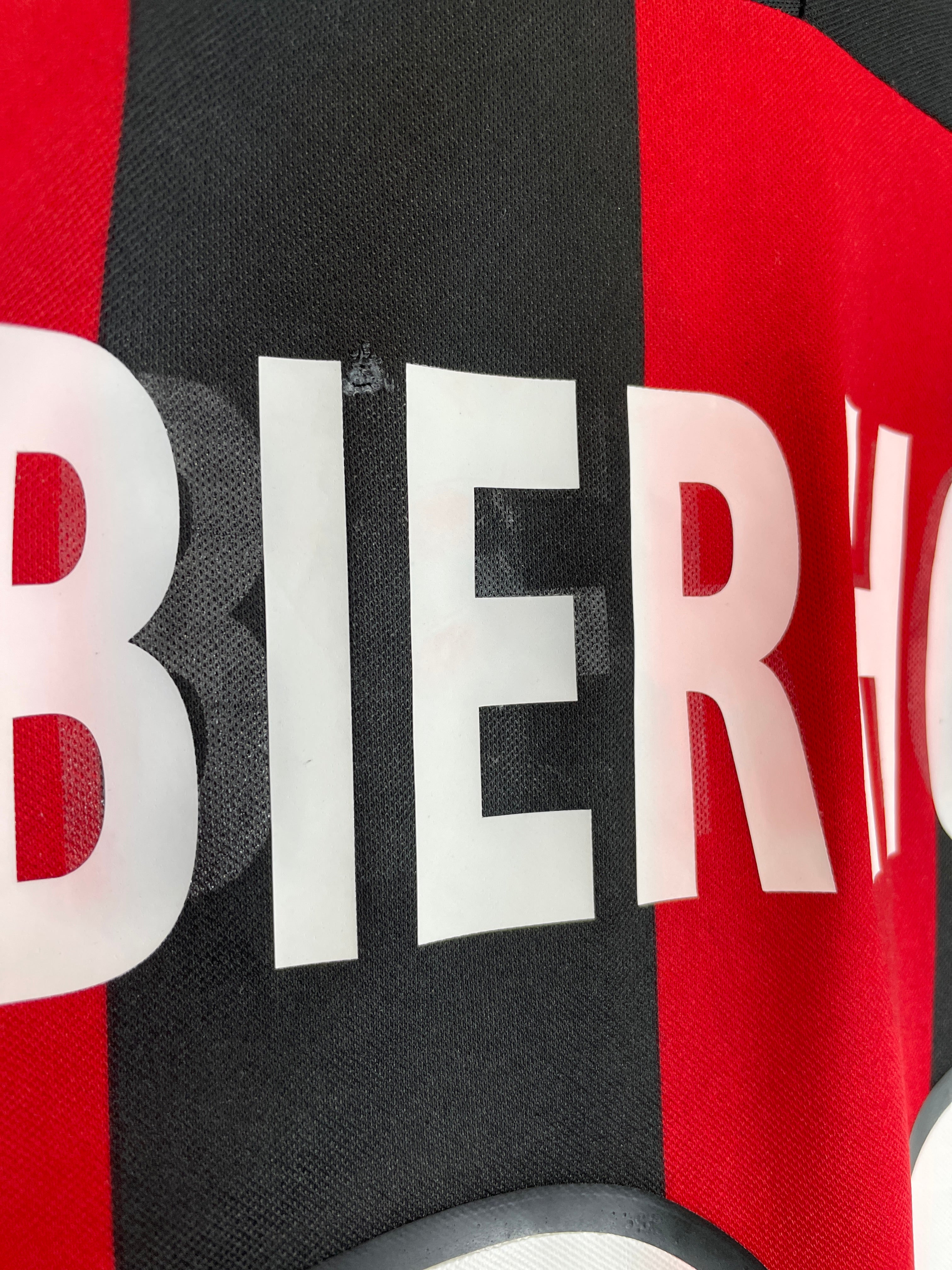 Shop 2000/02 AC MILAN BIERHOFF #20 C/L HOME SHIRT (M) ADIDAS, classic football shirts, vintage football shirts & retro soccer jerseys at Cult Kits
