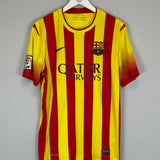 Shop 2013/14 BARCELONA NEYMAR JR #11 AWAY SHIRT (L) NIKE, classic football shirts, vintage football shirts & retro soccer jerseys at Cult Kits