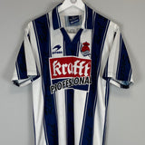 Shop 2001/02 REAL SOCIEDAD KOVACEVIC #9 HOME SHIRT (L) ASTORE, classic football shirts, vintage football shirts & retro soccer jerseys at Cult Kits