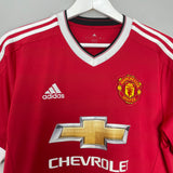 Shop 2015/16 MANCHESTER UNITED ROONEY #10 HOME SHIRT (M) ADIDAS, classic football shirts, vintage football shirts & retro soccer jerseys at Cult Kits