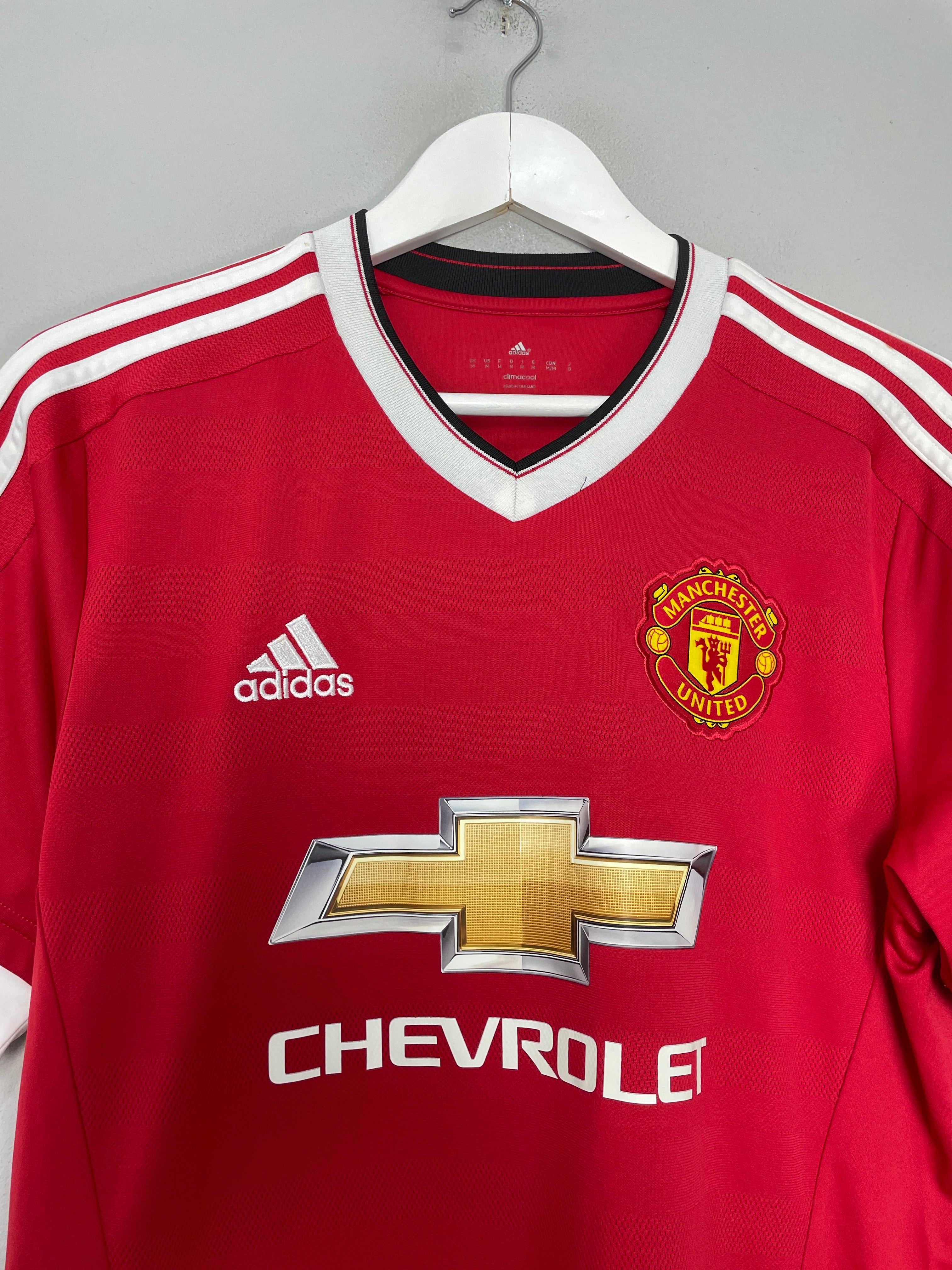 Shop 2015/16 MANCHESTER UNITED ROONEY #10 HOME SHIRT (M) ADIDAS, classic football shirts, vintage football shirts & retro soccer jerseys at Cult Kits