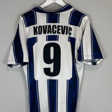 Shop 2001/02 REAL SOCIEDAD KOVACEVIC #9 HOME SHIRT (L) ASTORE, classic football shirts, vintage football shirts & retro soccer jerseys at Cult Kits