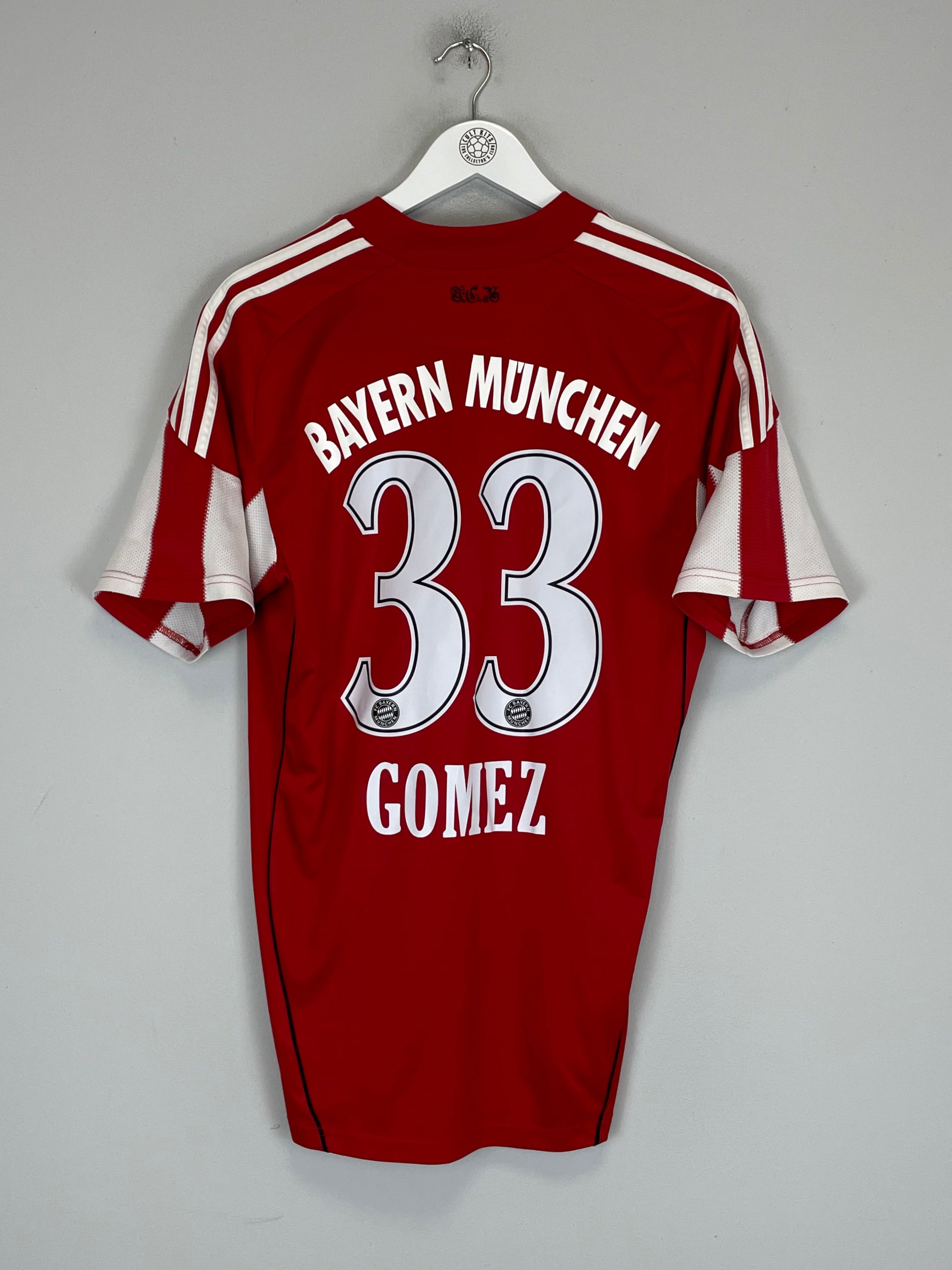Shop 2010/11 BAYERN MUNICH GOMEZ #33 HOME SHIRT (M) ADIDAS, classic football shirts, vintage football shirts & retro soccer jerseys at Cult Kits