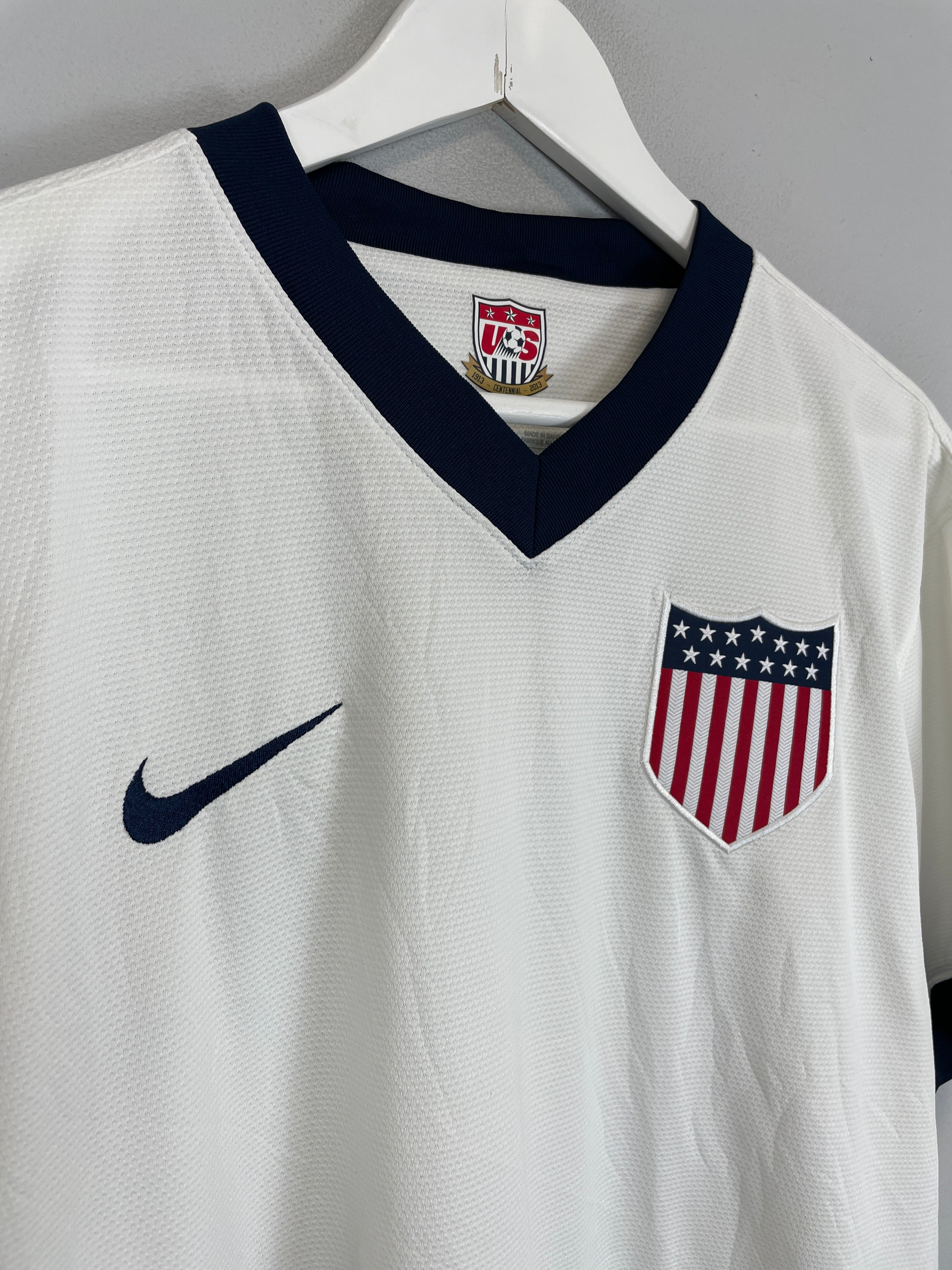 Shop 2013 USA CENTENARY HOME SHIRT (XL) NIKE, classic football shirts, vintage football shirts & retro soccer jerseys at Cult Kits