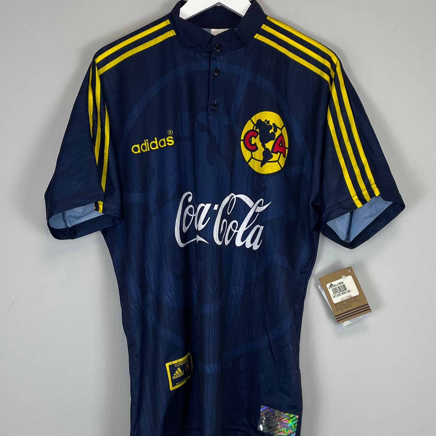 Shop 1997/98 CLUB AMERICA *BNWT* AWAY SHIRT (XL) ADIDAS, classic football shirts, vintage football shirts & retro soccer jerseys at Cult Kits