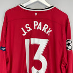 Shop 2011/12 MANCHESTER UNITED JI SUNG PARK #13 C/L L/S HOME SHIRT (XXXL) NIKE, classic football shirts, vintage football shirts & retro soccer jerseys at Cult Kits