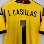 Shop 2012/13 SPAIN CASILLAS #1 GK SHIRT (XL) ADIDAS, classic football shirts, vintage football shirts & retro soccer jerseys at Cult Kits