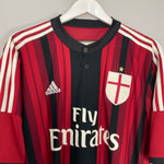 Shop 2014/15 AC MILAN KAKA #22 HOME SHIRT (XL) ADIDAS, classic football shirts, vintage football shirts & retro soccer jerseys at Cult Kits