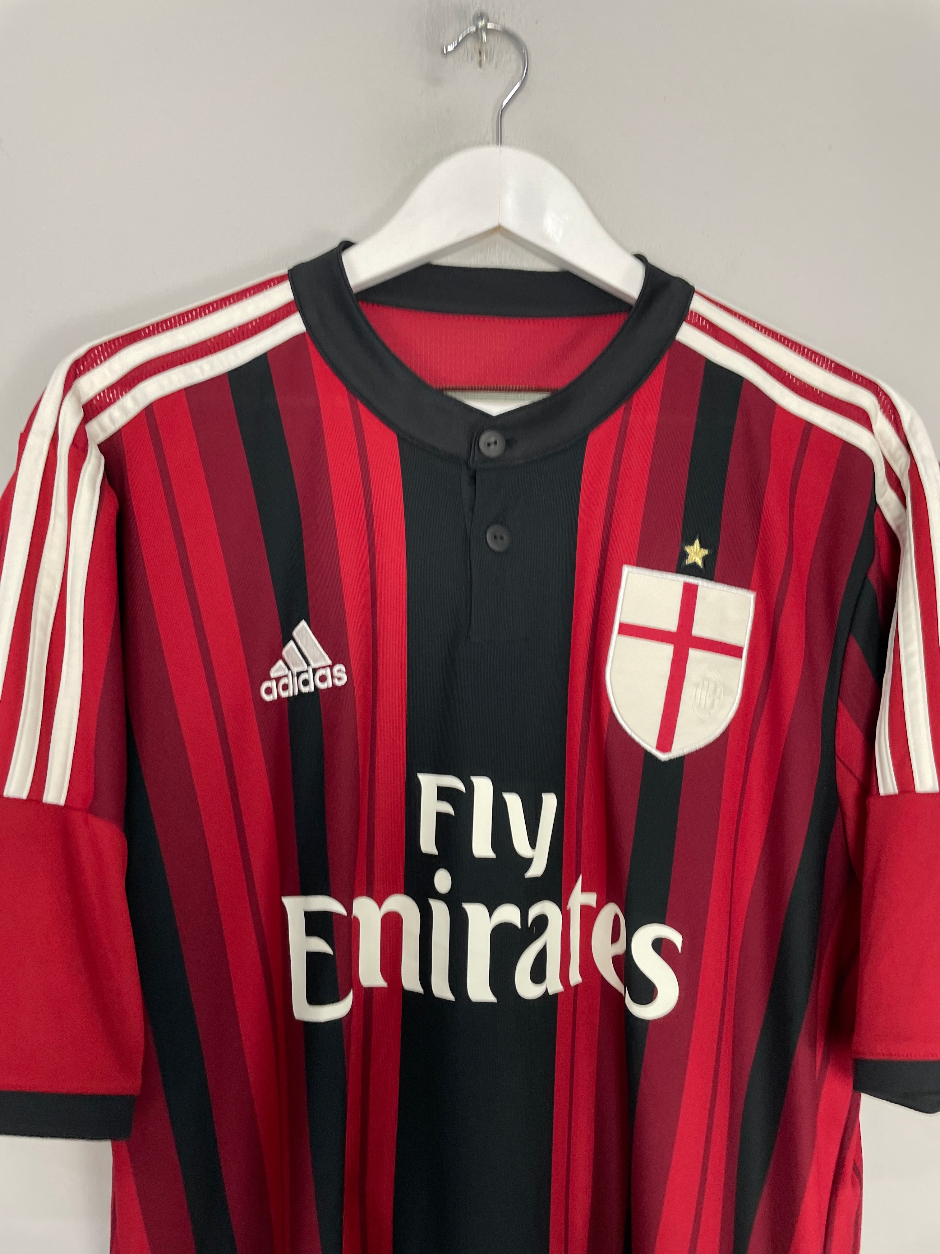 Shop 2014/15 AC MILAN KAKA #22 HOME SHIRT (XL) ADIDAS, classic football shirts, vintage football shirts & retro soccer jerseys at Cult Kits