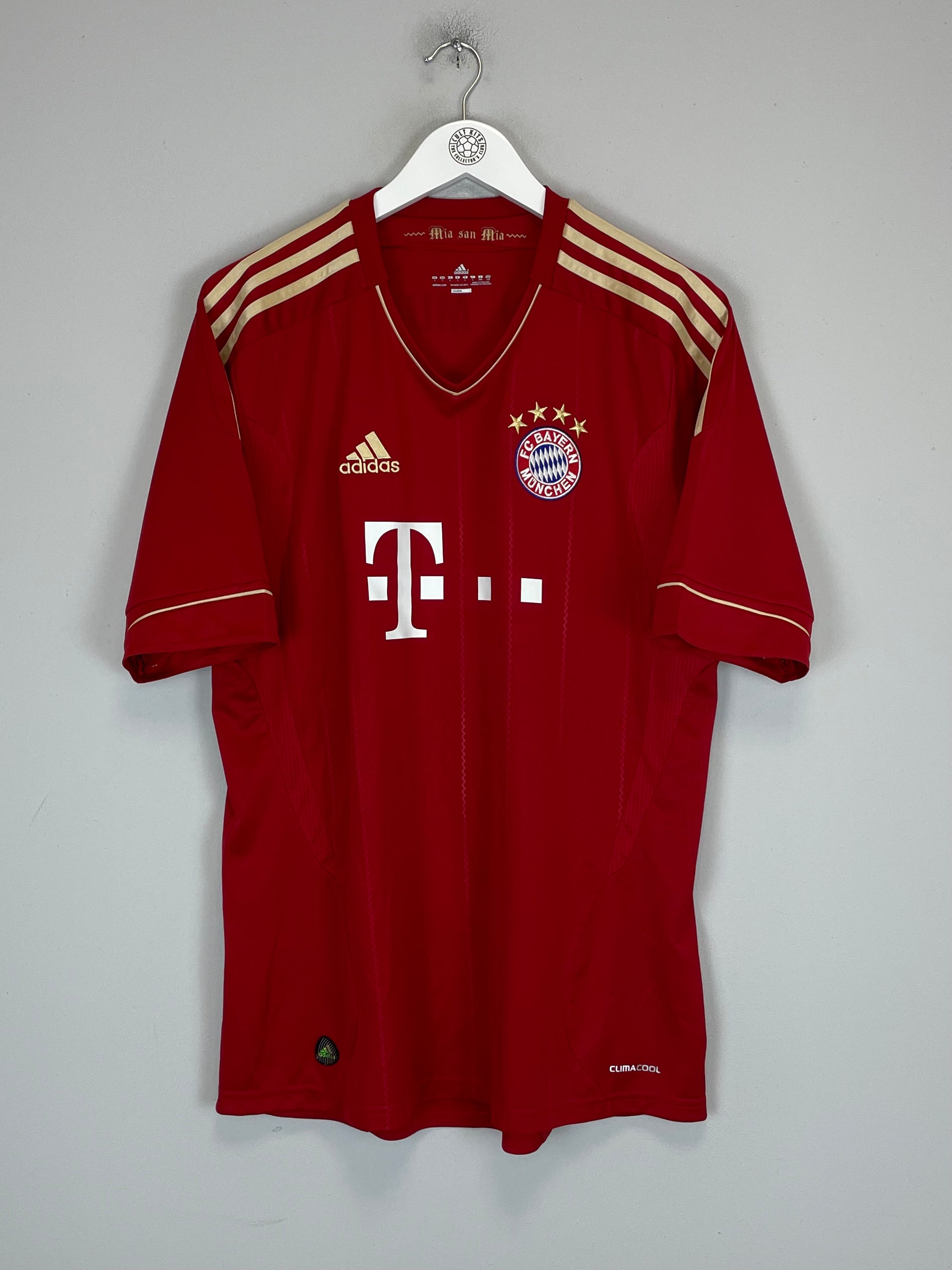 Shop 2011/13 BAYERN MUNICH RIBERY #7 HOME SHIRT (L) ADIDAS, classic football shirts, vintage football shirts & retro soccer jerseys at Cult Kits