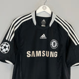 Shop 2008/09 CHELSEA DROGBA #11 C/L AWAY SHIRT (M) ADIDAS, classic football shirts, vintage football shirts & retro soccer jerseys at Cult Kits