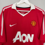 Shop 2010/11 MANCHESTER UNITED VIDIC #15 HOME SHIRT (XL) NIKE, classic football shirts, vintage football shirts & retro soccer jerseys at Cult Kits