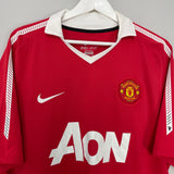 Shop 2010/11 MANCHESTER UNITED VIDIC #15 HOME SHIRT (XL) NIKE, classic football shirts, vintage football shirts & retro soccer jerseys at Cult Kits