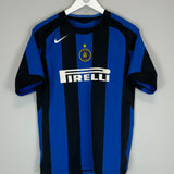 Shop 2005/06 INTER MILAN DAVIDS #8 HOME SHIRT (XL.KIDS) NIKE, classic football shirts, vintage football shirts & retro soccer jerseys at Cult Kits