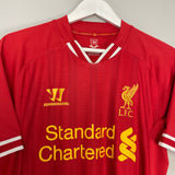 Shop 2013/14 LIVERPOOL SUAREZ #7 HOME SHIRT (M) WARRIOR, classic football shirts, vintage football shirts & retro soccer jerseys at Cult Kits