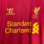 Shop 2013/14 LIVERPOOL SUAREZ #7 HOME SHIRT (M) WARRIOR, classic football shirts, vintage football shirts & retro soccer jerseys at Cult Kits