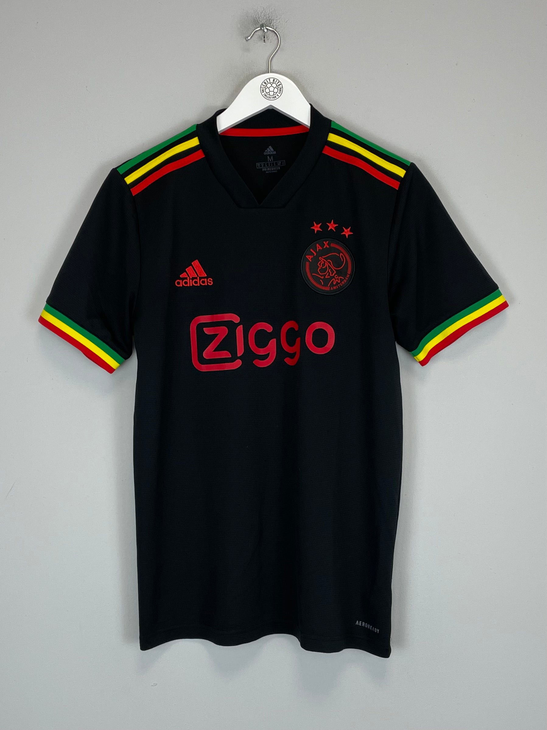 Shop 2021/22 AJAX 'THREE LITTLE BIRDS' THIRD SHIRT (M) ADIDAS, classic football shirts, vintage football shirts & retro soccer jerseys at Cult Kits