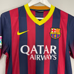 Shop 2013/14 BARCELONA MESSI #10 HOME SHIRT (S) NIKE, classic football shirts, vintage football shirts & retro soccer jerseys at Cult Kits