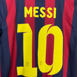 Shop 2013/14 BARCELONA MESSI #10 HOME SHIRT (S) NIKE, classic football shirts, vintage football shirts & retro soccer jerseys at Cult Kits