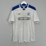 Shop 2012/13 RANGERS TRAINING SHIRT (M) UMBRO, classic football shirts, vintage football shirts & retro soccer jerseys at Cult Kits