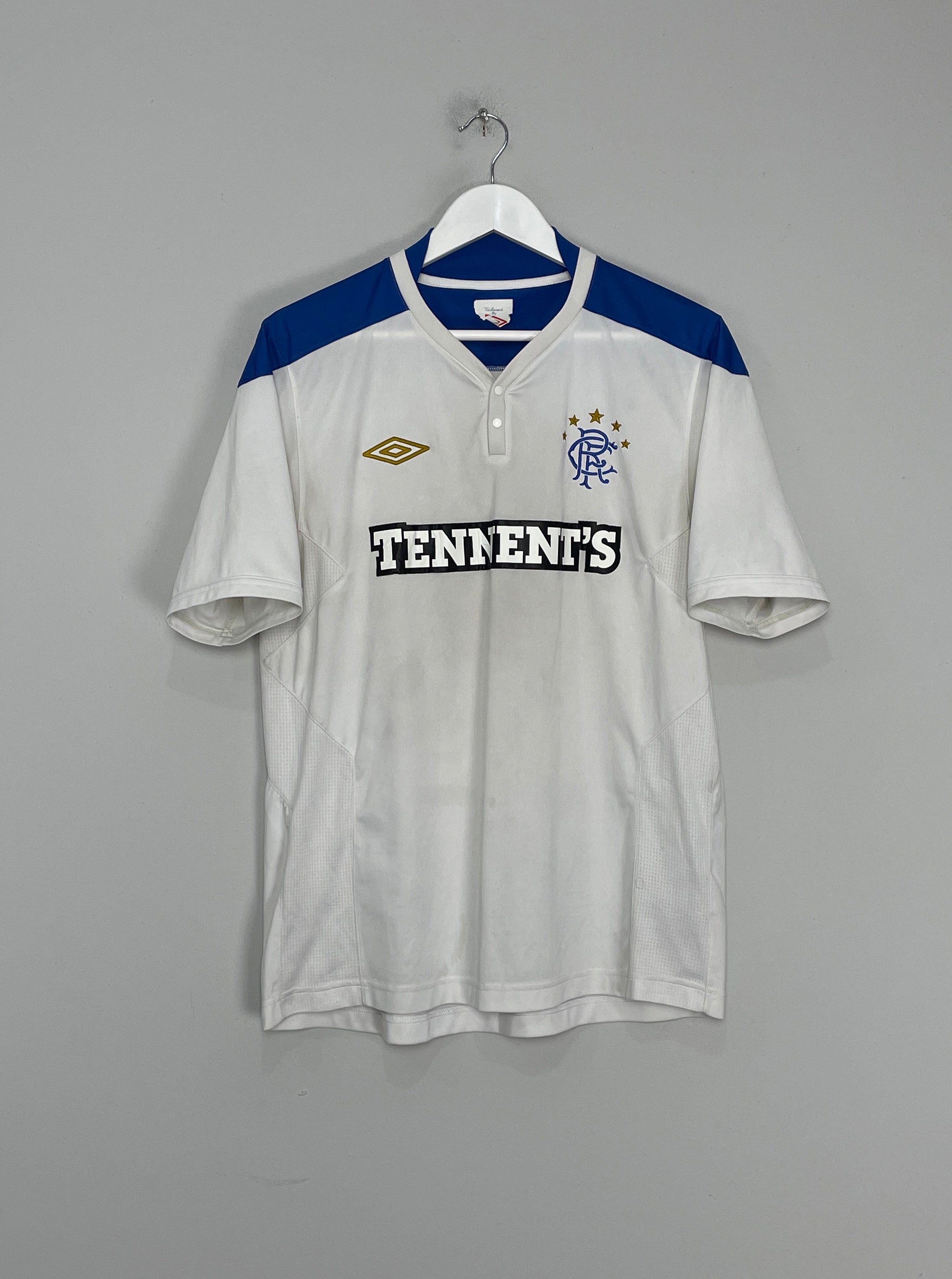 Shop 2012/13 RANGERS TRAINING SHIRT (M) UMBRO, classic football shirts, vintage football shirts & retro soccer jerseys at Cult Kits